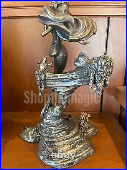 Disney World Parks Ariel The Little Mermaid Light-Up Bronze 13 Art Figure 2023
