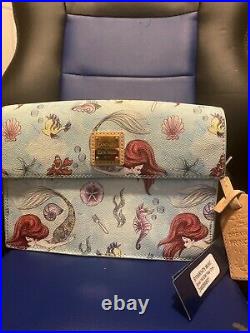 Disney parks ariel dooney and bourke little mermaid crossbody purse