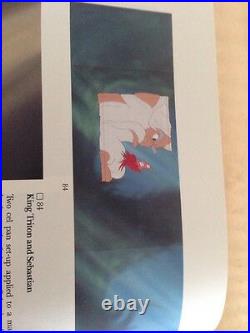 Disney's Little Mermaid Trident Production cell & Production Backgrd Sothebys