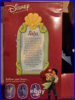Disney's The Little Mermaid Ariel Porcelain Doll Brass Key NRFB