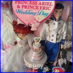 Disney's The Little Mermaid Princess Ariel & Prince Eric Wedding Day 1991 TYCO