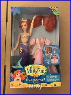 Disney's The Little Mermaid Princess Mermaid Ariel Doll by Mattel (1997) NIB