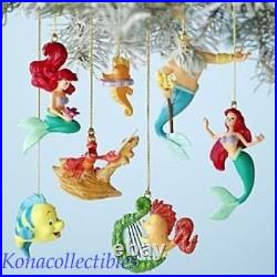 Disney's The Little Mermaid Storybook Ornament Set New