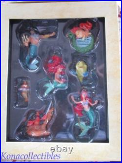 Disney's The Little Mermaid Storybook Ornament Set New