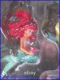 Disney's The Little Mermaid Storybook Ornament Set New