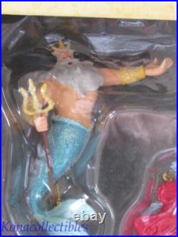 Disney's The Little Mermaid Storybook Ornament Set New