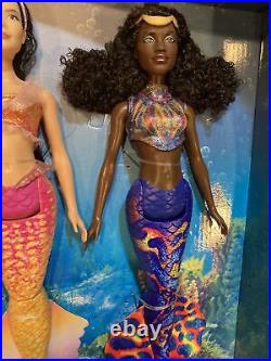 Disney the Little Mermaid Live Action Fashion Doll Family Seven Pack Mattel Disney the Little Mermaid Live Action Fashion Doll Family Seven Pack Mattel
