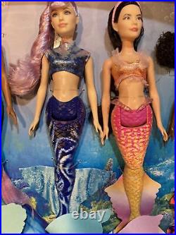 Disney the Little Mermaid Live Action Fashion Doll Family Seven Pack Mattel Disney the Little Mermaid Live Action Fashion Doll Family Seven Pack Mattel