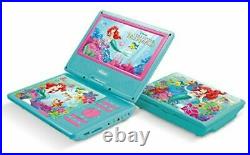 Disney the little mermaid ariel / 9-inch portable dvd player pdvd-v09lm