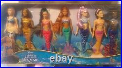 Disney the little mermaid live action Ariel Sisters 7 doll set