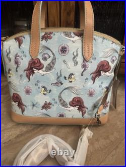 Dooney & Bourke Bag Disney Dream Big Princess Little Mermaid Ariel Dome Satchel Dooney & Bourke Bag Disney Dream Big Princess Little Mermaid Ariel Dome Satchel