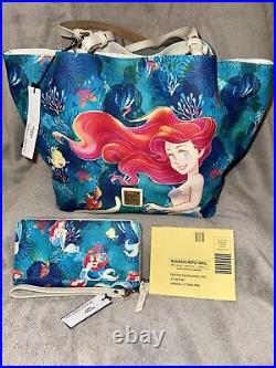 Dooney & Bourke Little Mermaid Ariel Tote & Wallet New With Tags NWT