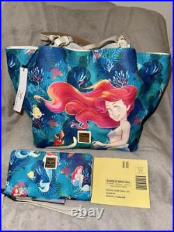 Dooney & Bourke Little Mermaid Ariel Tote & Wallet New With Tags NWT