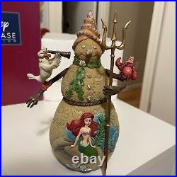 FLAW REPAIR Jim Shore Christmas By The Sea Little Mermaid Ariel Sand Snowman