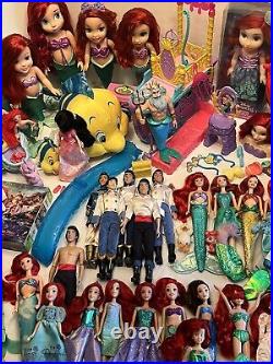 HUGE Mattel Disney Princess The Little Mermaid Ariel Eric Melody Doll Lot RARE