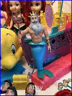 HUGE Mattel Disney Princess The Little Mermaid Ariel Eric Melody Doll Lot RARE