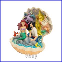 Jim Shore 6005956 Seashell Scenario Little Mermaid Shell Scene 2020 NEW Ariel