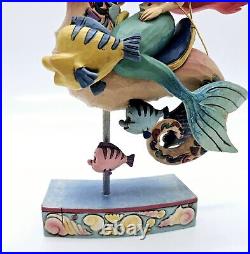 Jim Shore Disney Ariel Carousel Horse Figurine Little Mermaid Princess of Sea