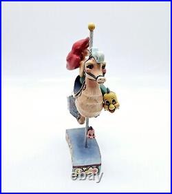 Jim Shore Disney Ariel Carousel Horse Figurine Little Mermaid Princess of Sea