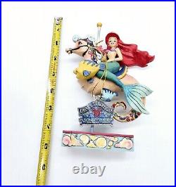 Jim Shore Disney Ariel Carousel Horse Figurine Little Mermaid Princess of Sea