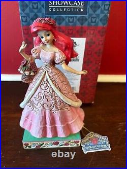 Jim Shore Disney SUMMER BLOOMS ARIEL LITTLE MERMAID 4026078 RARE READ O