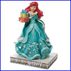 Jim Shore Disney Showcase Christmas 2021 Ariel & Rapunzel Resin Figurines 7