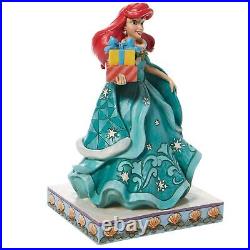 Jim Shore Disney Showcase Christmas 2021 Ariel & Rapunzel Resin Figurines 7