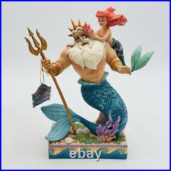 Jim Shore Disney The Little Mermaid Daddy's Little Princess Figurine 4059730 NEW Jim Shore Disney The Little Mermaid Daddy's Little Princess Figurine 4059730 NEW