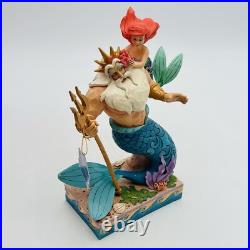 Jim Shore Disney The Little Mermaid Daddy's Little Princess Figurine 4059730 NEW Jim Shore Disney The Little Mermaid Daddy's Little Princess Figurine 4059730 NEW