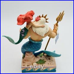 Jim Shore Disney The Little Mermaid Daddy's Little Princess Figurine 4059730 NEW Jim Shore Disney The Little Mermaid Daddy's Little Princess Figurine 4059730 NEW