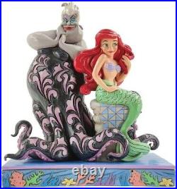 Jim Shore Disney Traditions Little Mermaid Ariel and Ursula Figurine 6010094 NEW