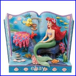 Jim Shore Disney Traditions The Little Mermaid Storybook Figurine 6014323