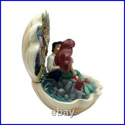 Jim Shore Disney Traditions -The Little Mermaid in Shell Scene Seashell Scenario