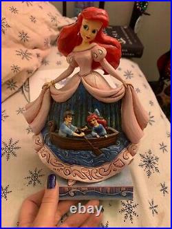 Jim Shore Disney Twilight Serenade Little Mermaid Ariel and Prince Eric