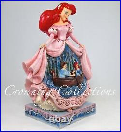 Jim Shore Disney Twilight Serenade Little Mermaid Ariel and Prince Eric Dress &