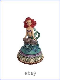 Jim Shore Part of Your World The Little Mermaid Ariel Music Rotating Disney Rare