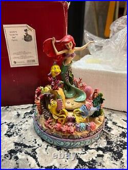 Jim Shore The Little Mermaid Ariel Rare 25th Anniversary Musical Statue Figurine