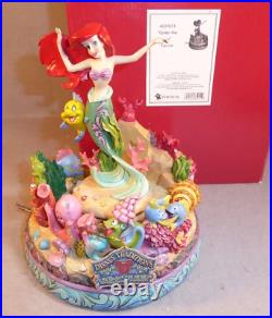 Jim Shore Under The Sea Musical Figurine Disney's Little Mermaid Ariel 4039073