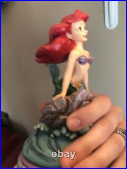 Jim shore disney Part Of Your World Ariel Little Mermaid Wave Rare Htf Statue