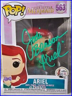 Jodi Benson Disney Little Mermaid Ariel #563 Signed Funko Pop JSA Certified