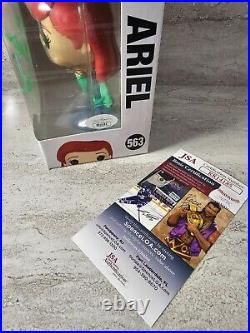 Jodi Benson Disney Little Mermaid Ariel #563 Signed Funko Pop JSA Certified