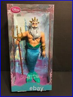 King Triton Doll Royal Princess Ariel Prince Eric Little Mermaid Disney Lot 3 CK