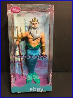 King Triton Doll Royal Princess Ariel Prince Eric Little Mermaid Disney Lot 3 CK