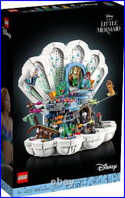 LEGO Disney The Little Mermaid Royal Clamshell Collectible Adult Building Set