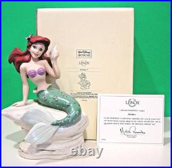LENOX ARIEL LITTLE MERMAID Disney Showcase sculpture - - NEW in BOX with COA LENOX ARIEL LITTLE MERMAID Disney Showcase sculpture - - NEW in BOX with COA