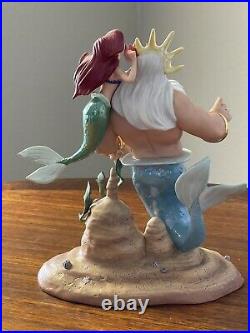 LE WDCC Ariel & King Triton Morning Daddy The Little Mermaid 1936/1989