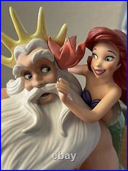 LE WDCC Ariel & King Triton Morning Daddy The Little Mermaid 1936/1989