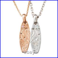 LITTLE MERMAID Ariel Hawaiian pair necklace pink & silver DI216PG & DI217RD