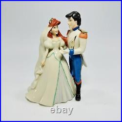 Lenox Disney Little Mermaid Porcelain Cake Topper Ariel & Eric Wedding Figurine
