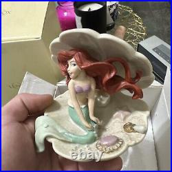 Lenox Little Mermaid Ariel's Gleaming Treasure Disney Showcase IOB